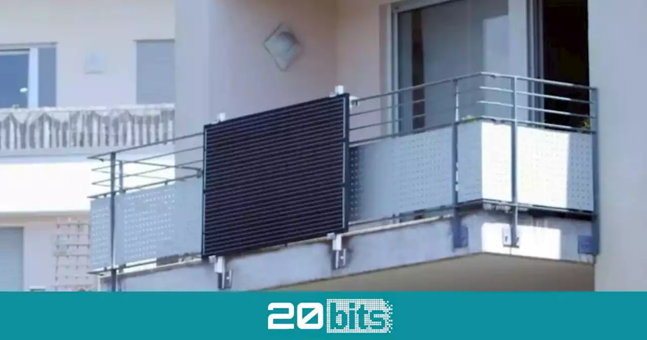 Las placas solares no solo son para las casas: con este panel para terrazas y balcones podrás ahorrar en energía en tu hogar