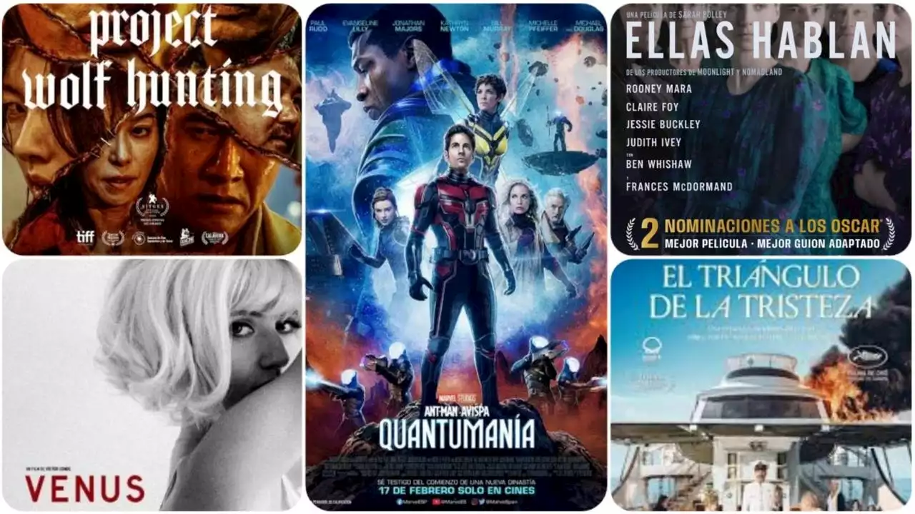 Cartelera de Cine: 'Ant-Man y la Avispa: Quantumania' y 'El triángulo de la tristeza', en los estrenos del viernes 17 de febrero