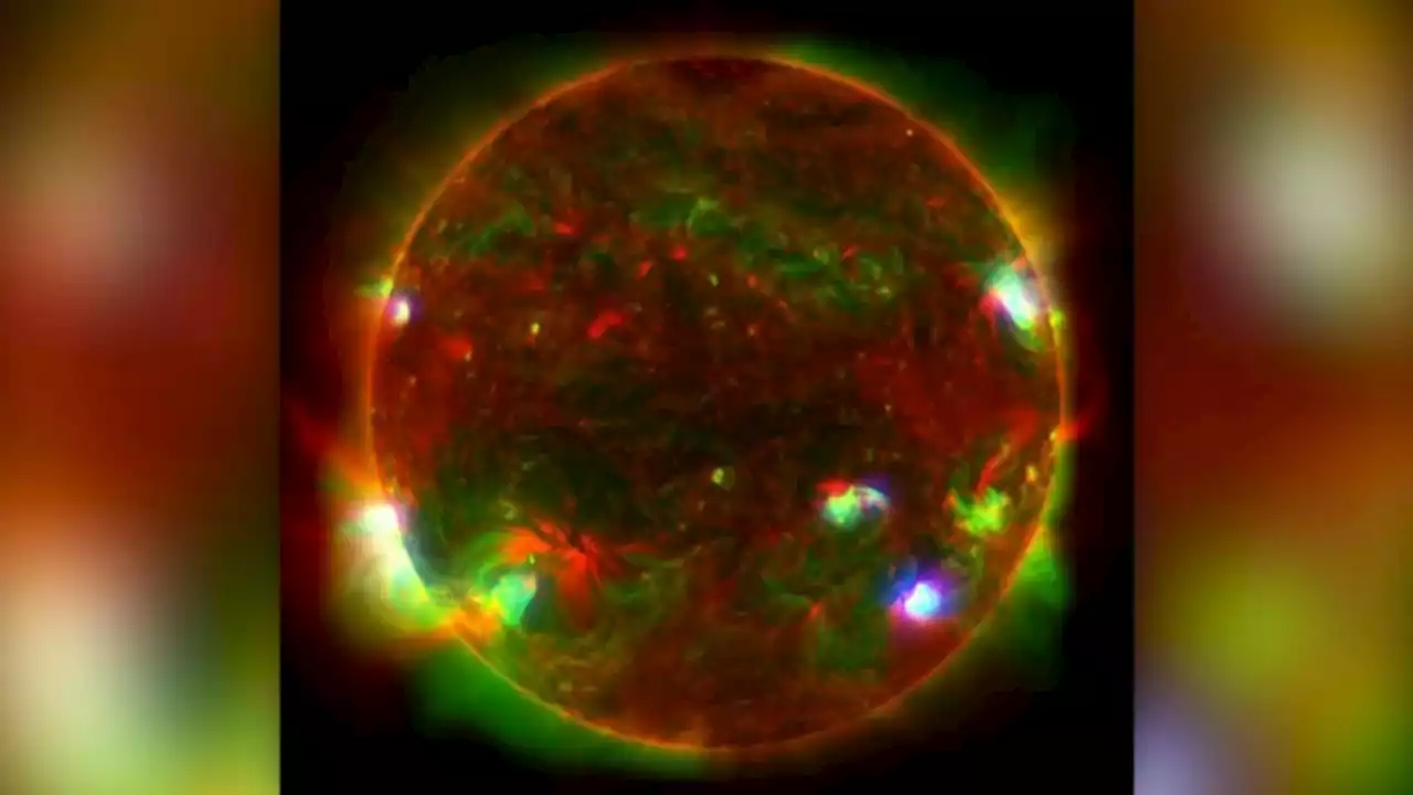 NASA releases new picture of the sun provided by 3 telescopes