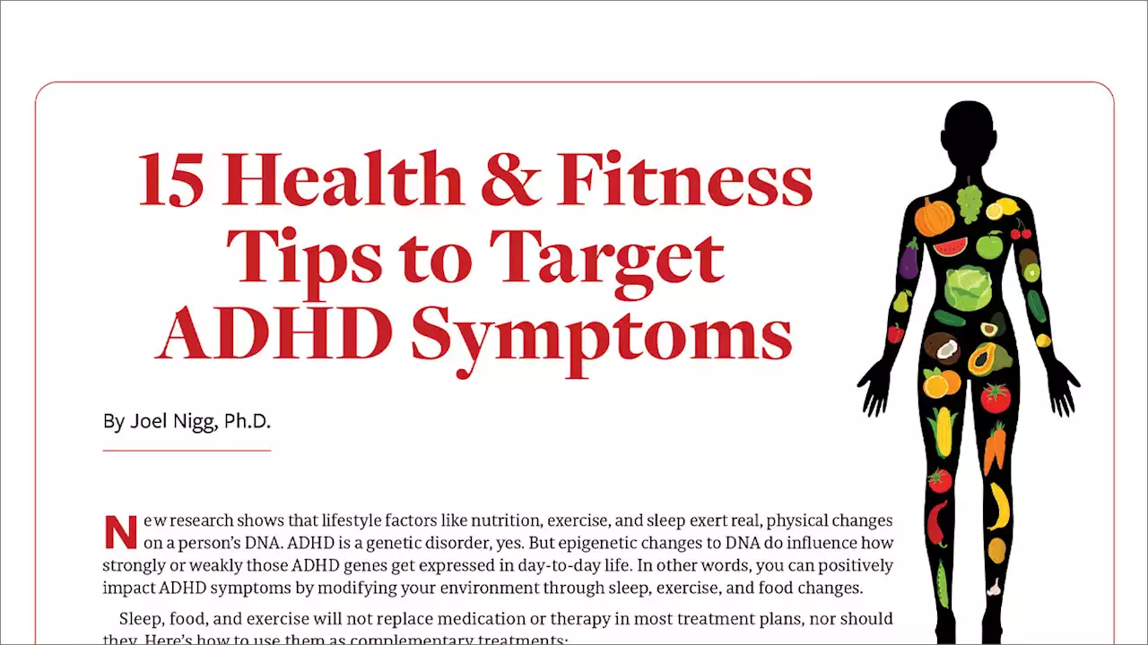 Free Guide to Health & Fitness: Lifestyle Changes for Adults with ADHD