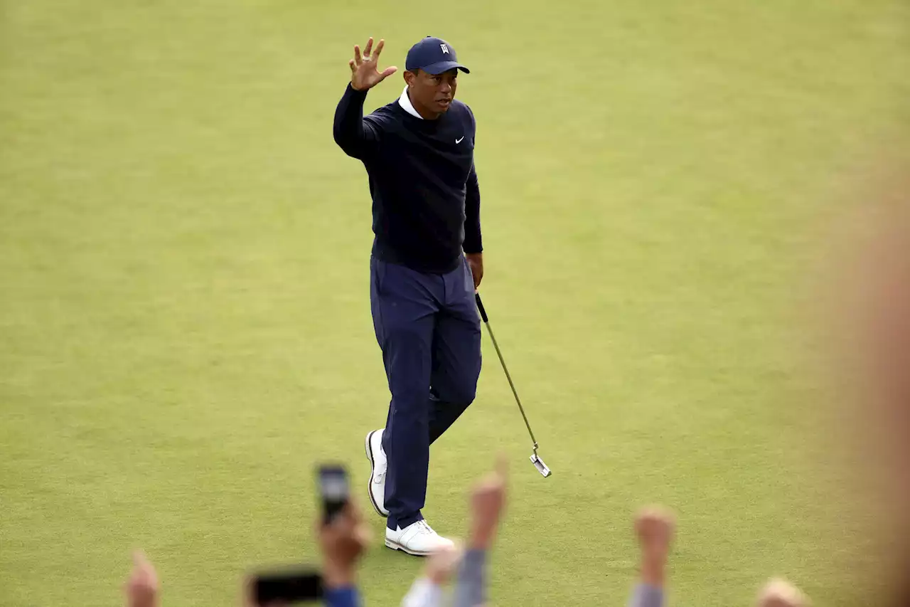 Tiger opens with 69 at Riviera, trails Homa, Mitchell by 5