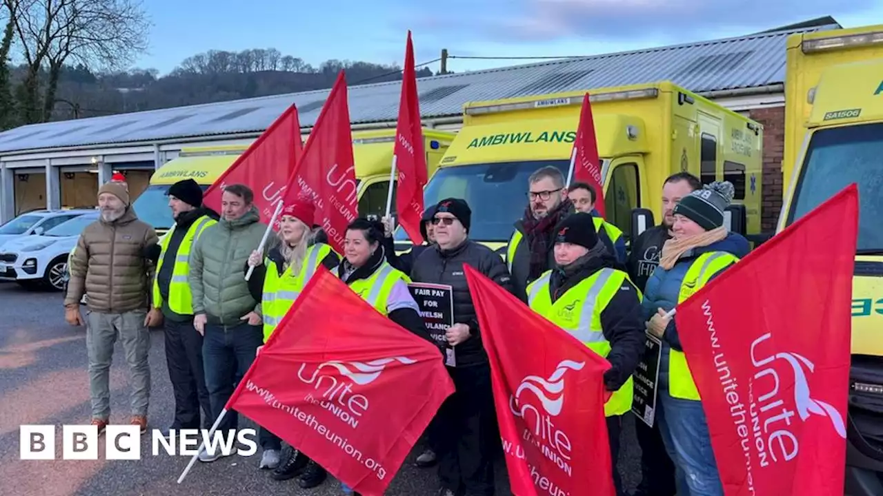 Wales ambulance workers to strike after GMB rejects pay offer