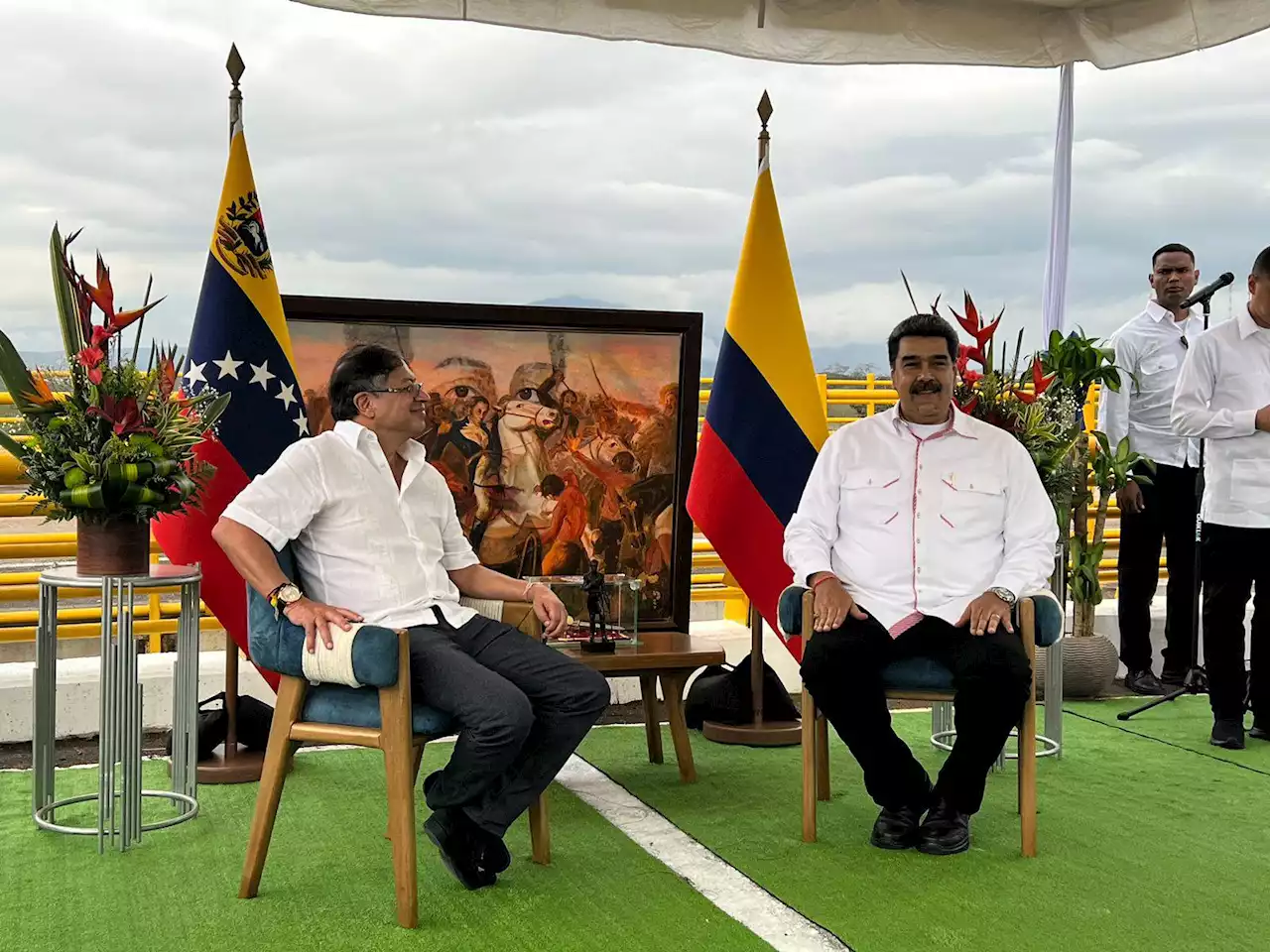 Gustavo Petro se reúne a esta hora con Nicolás Maduro en zona de frontera