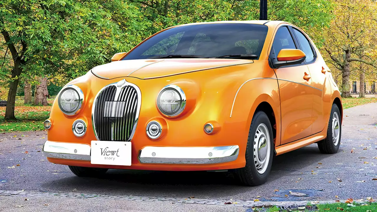 New Mitsuoka Viewt Story Puts A Vintage Jaguar Spin On Toyota Yaris | Carscoops