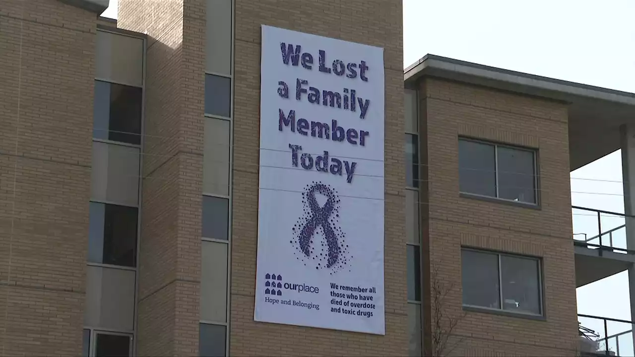 Our Place banner highlights grief from toxic drug crisis