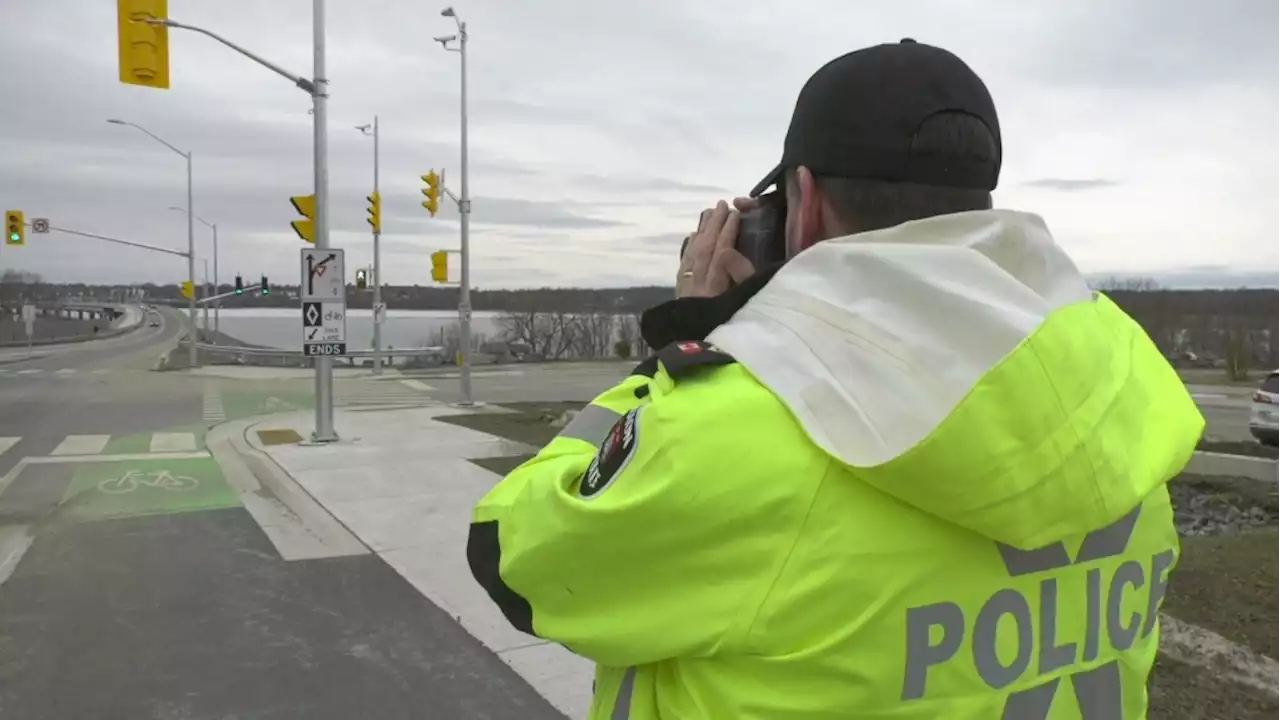 Kingston police crack down on speeding drivers across the Waaban Crossing