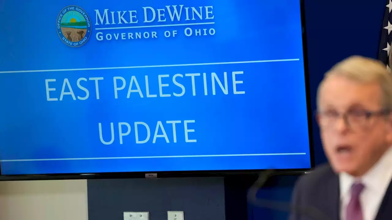 Gov. Mike DeWine to hold update today on East Palestine train derailment