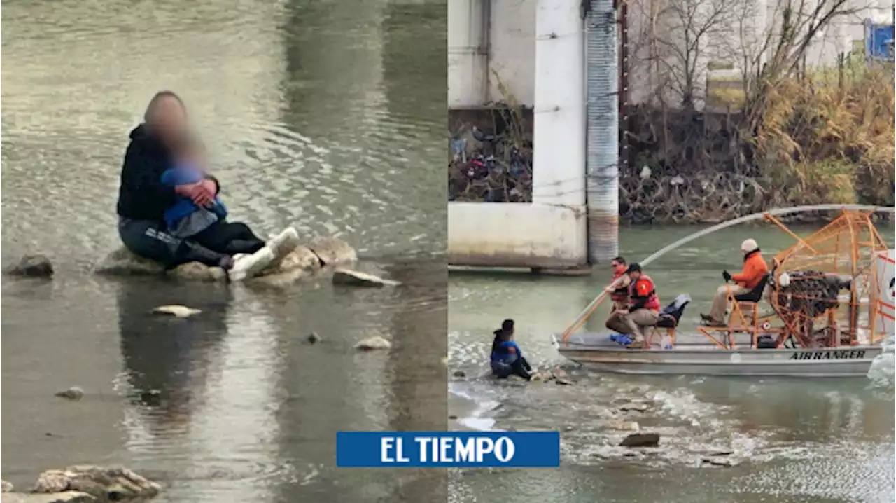 Tragedia buscando sueño americano: perdió a su esposo y vio agonizar a su hijo