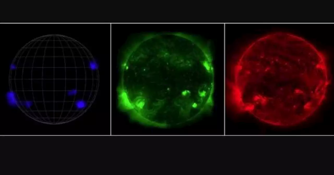 Espectáculos de luz ocultos en el sol quedan al descubierto por la NASA