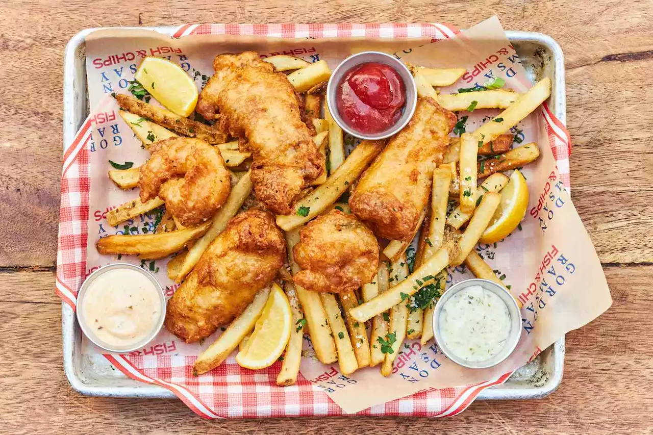 Inside Gordon Ramsay’s New Fish and Chips Restaurant in Times Square