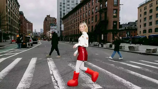 Ciara's fans beg her to take off viral MSCHF Big Red Boots
