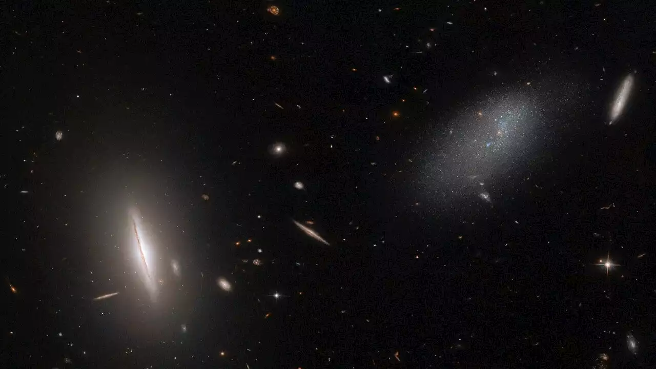 Hubble Telescope spots pair of galaxies near Big Dipper