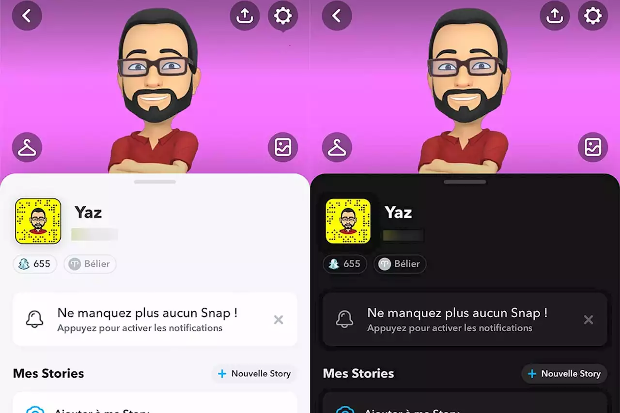 Comment activer le mode sombre de Snapchat sur un smartphone Android ou sur iPhone ?