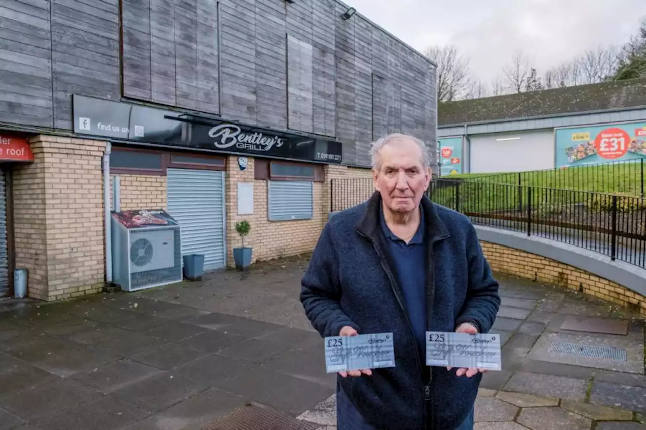 Pensioner slams closed restaurant after he is left with ‘worthless’ gift vouchers