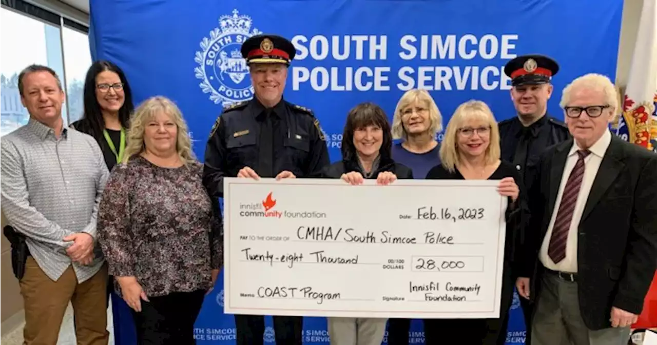 South Simcoe Police receive $28,000 to support COAST - Barrie | Globalnews.ca