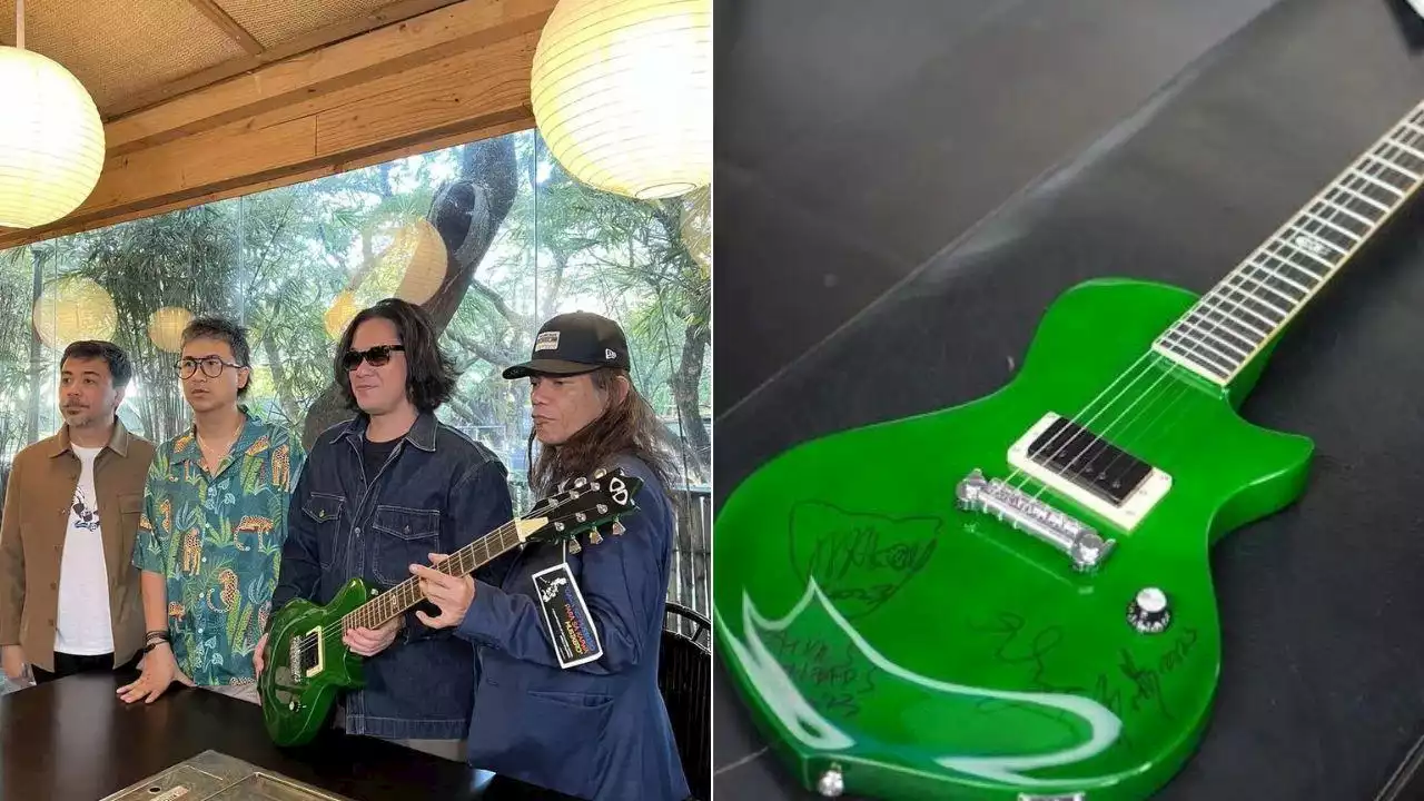 That Eraserheads-signed guitar auctioned for Parokya's Gab Chee Kee sold for P1.3M