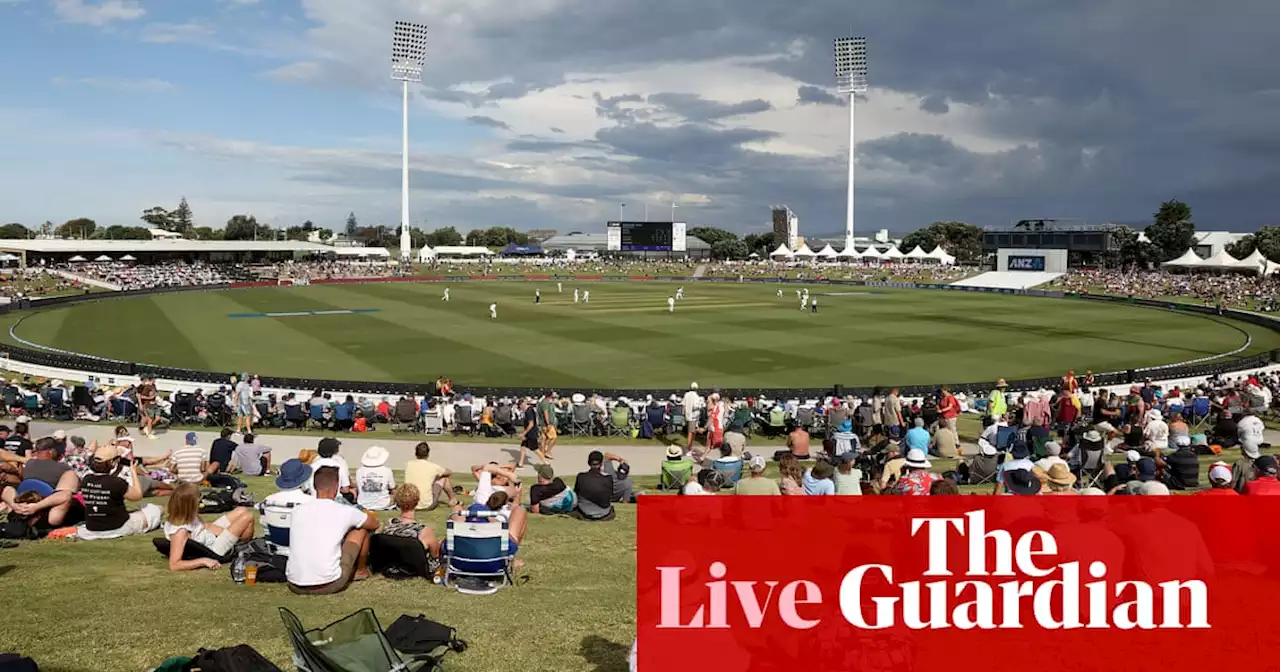 New Zealand v England: first Test, day two – live