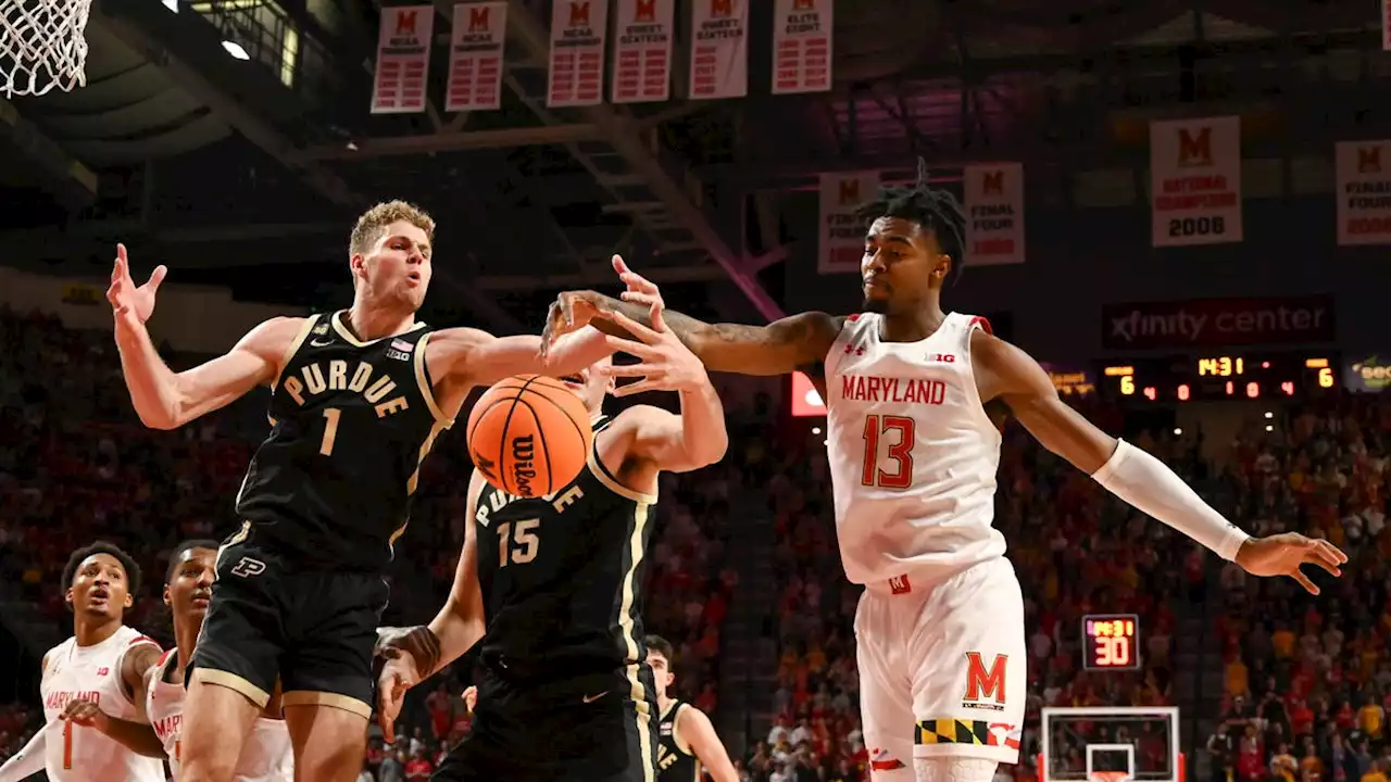 Purdue basketball collapses in second half at Maryland, losing third straight road game