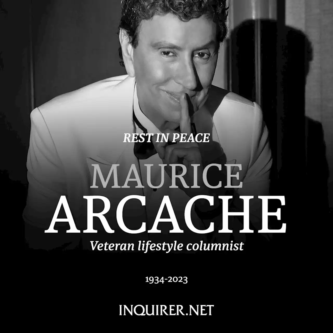 Friends mourn death of veteran lifestyle columnist Maurice Arcache