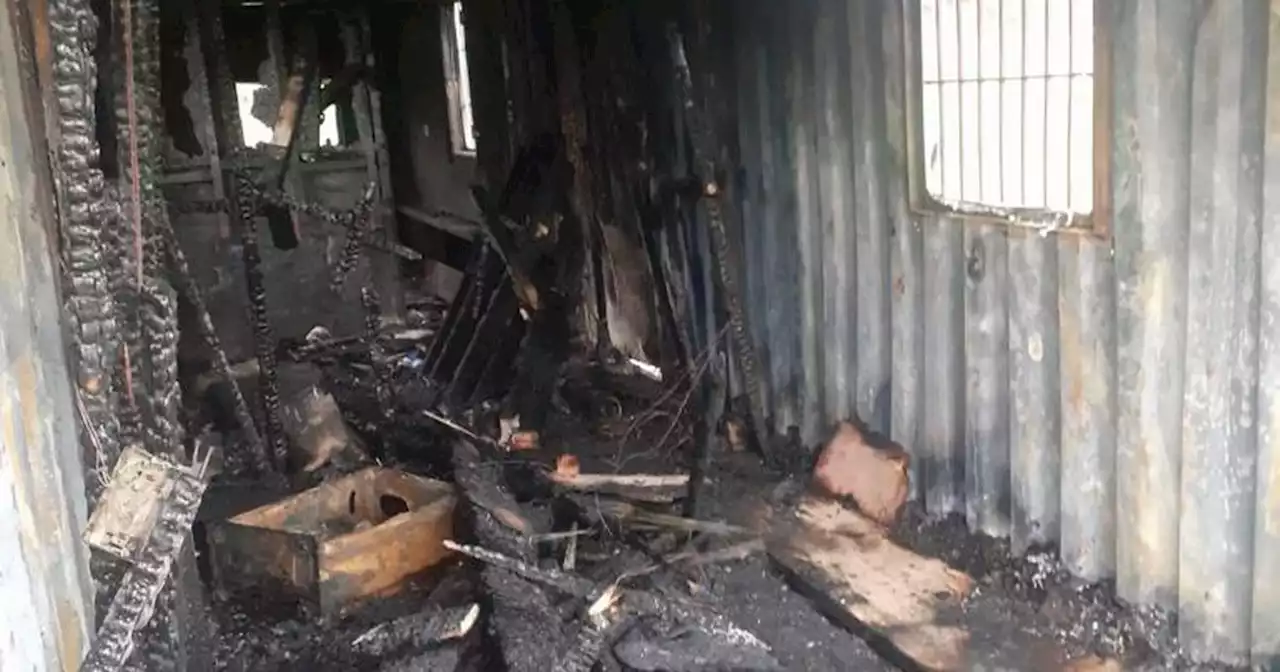 Football club hit by arson attack vow to not give in to thugs