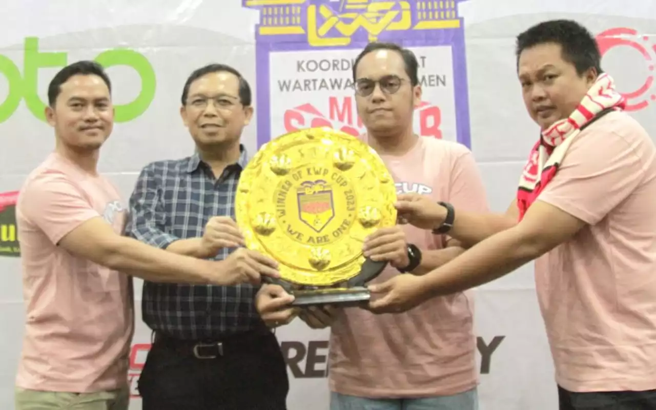 Ingin Mempersatukan Rekan Seprofesi, Wartawan Parlemen Gelar Turnamen Sepak Bola Mini