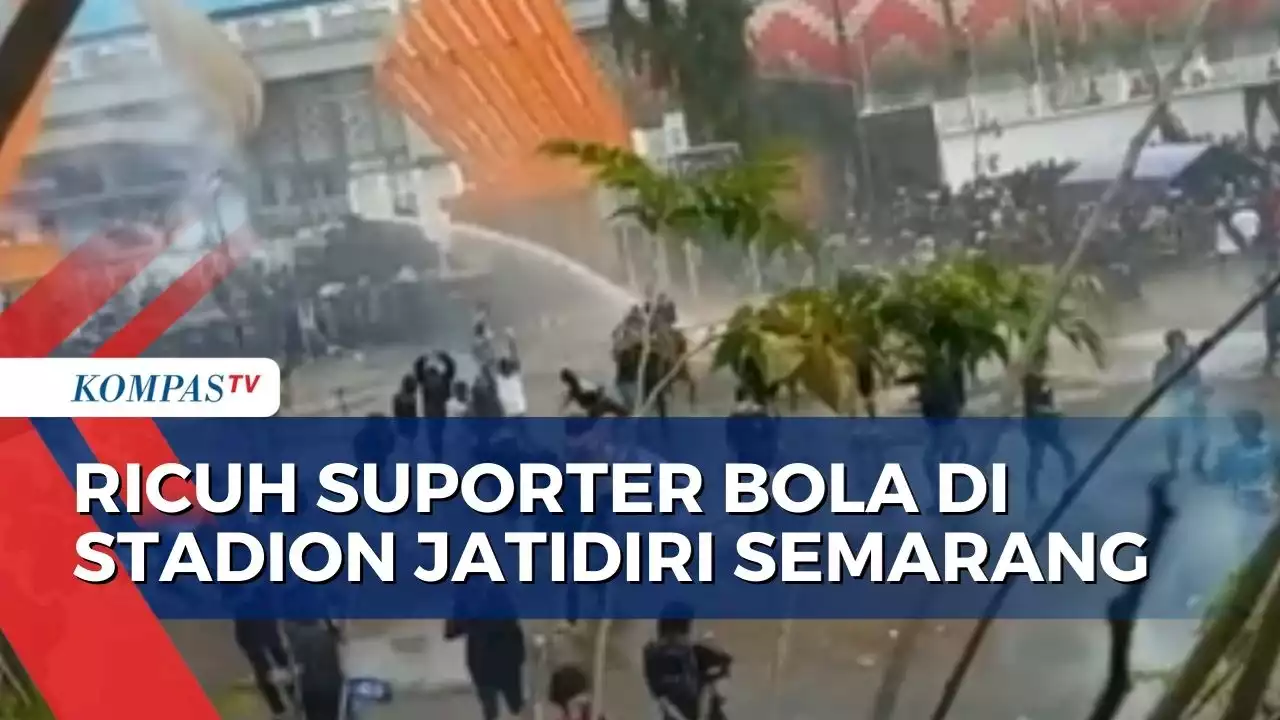 Suporter Ricuh di Luar Stadion Jatidiri Semarang Akibat Paksa Masuk ke Stadion!