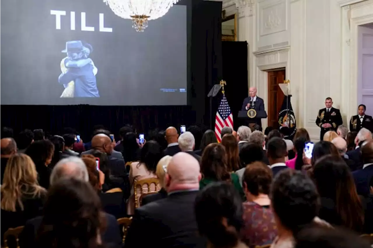 Biden hosts screening of film about lynching of Emmett Till