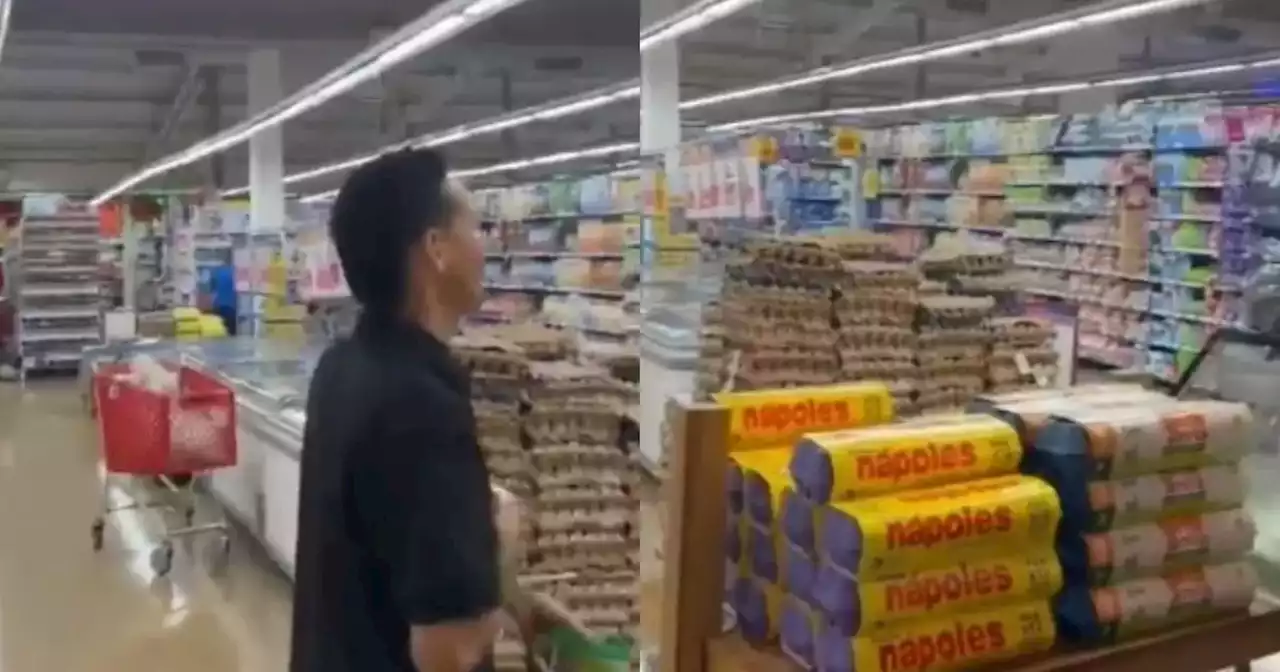 Video: Balacera entre delincuentes y un cliente al interior de un supermercado en Barranquilla