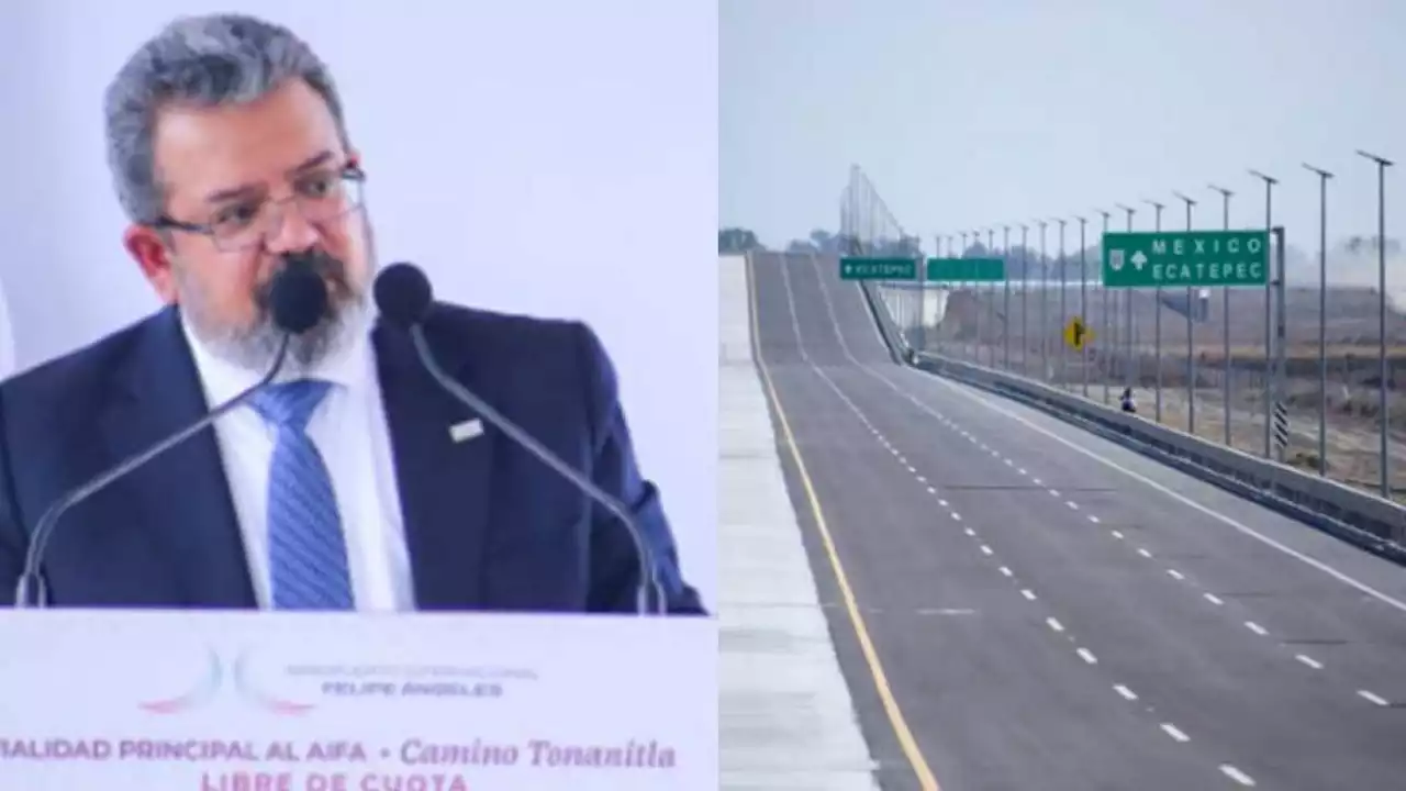 Inauguran principal obra de acceso al AIFA en la que se invirtieron 7.5 mil mdp