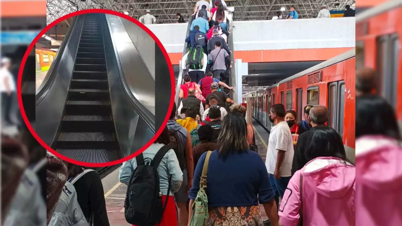 Metro CDMX: inversión de 270 millones de pesos sustituyeron 46 escaleras eléctricas