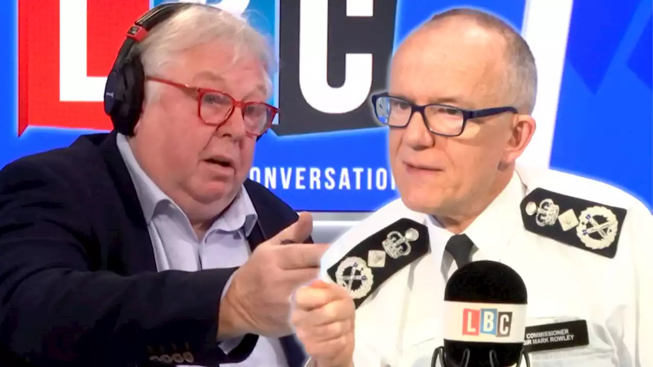 Met Commissioner Sir Mark Rowley slams Nick Ferrari after being quizzed on Met logic