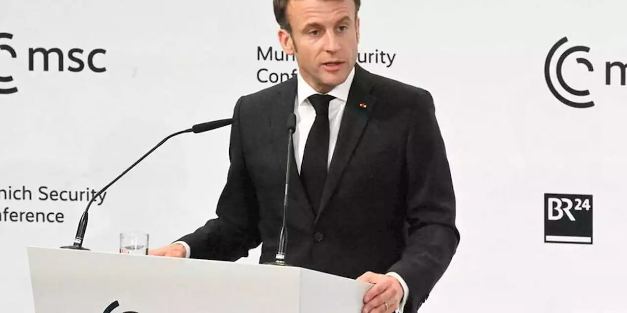 Conférence de Munich : Macron se dit « prêt à un conflit prolongé » en Ukraine