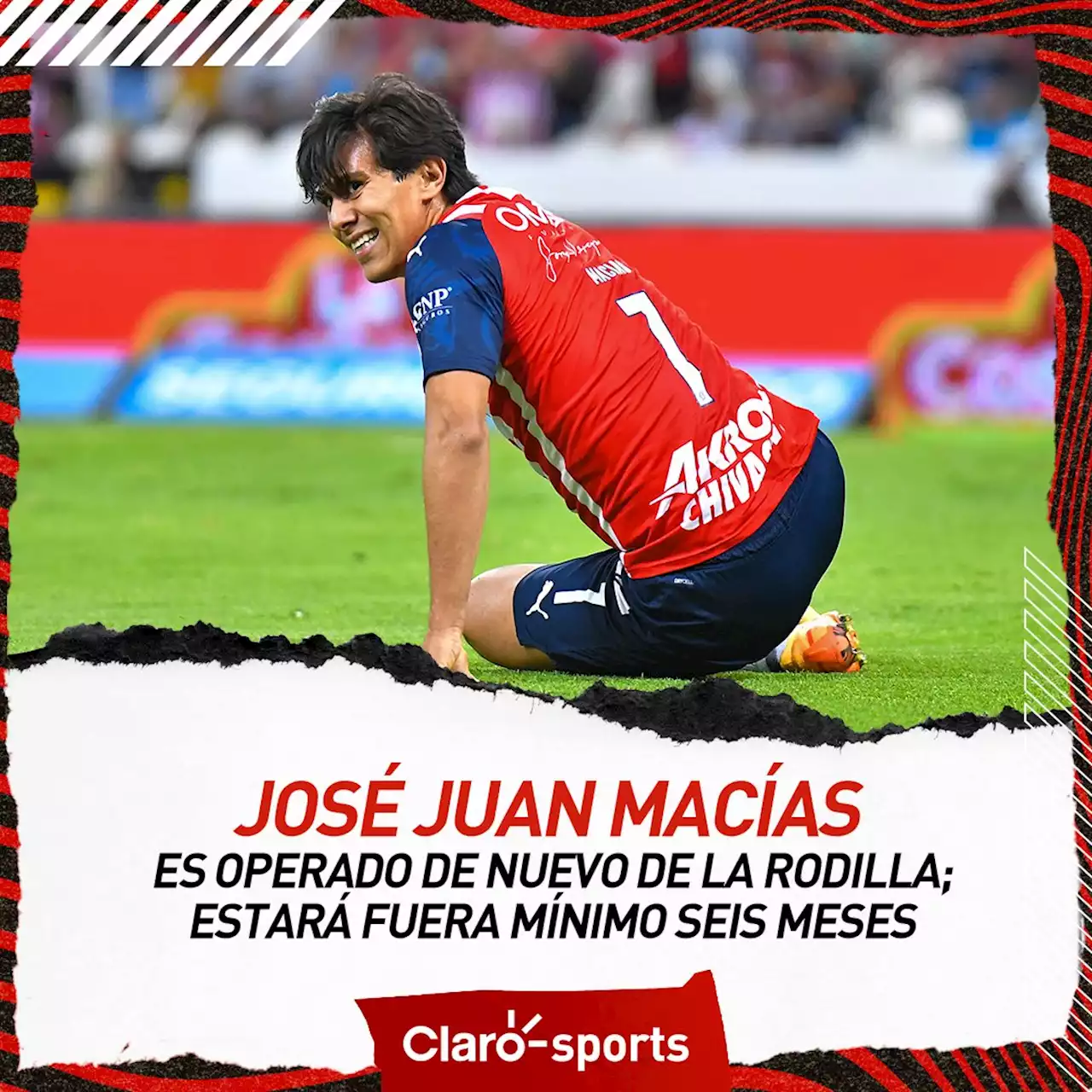 José Juan Macías vuelve a lesionarse de la rodilla y estará fuera de ocho a nueve meses