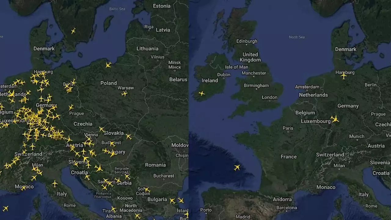 Airport-Streik fegt den Himmel leer