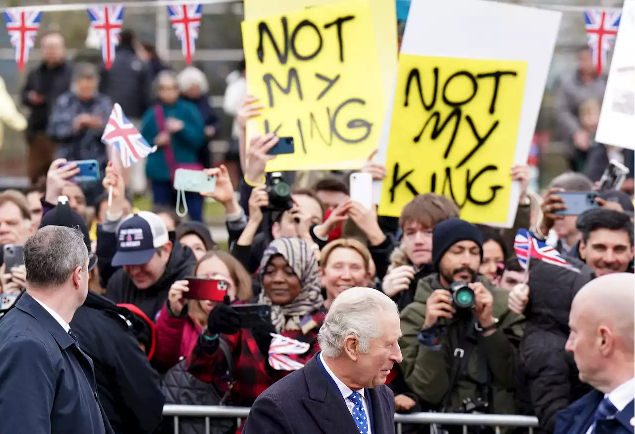 King Charles heckled by ‘Not My King’ protests at royal engagement