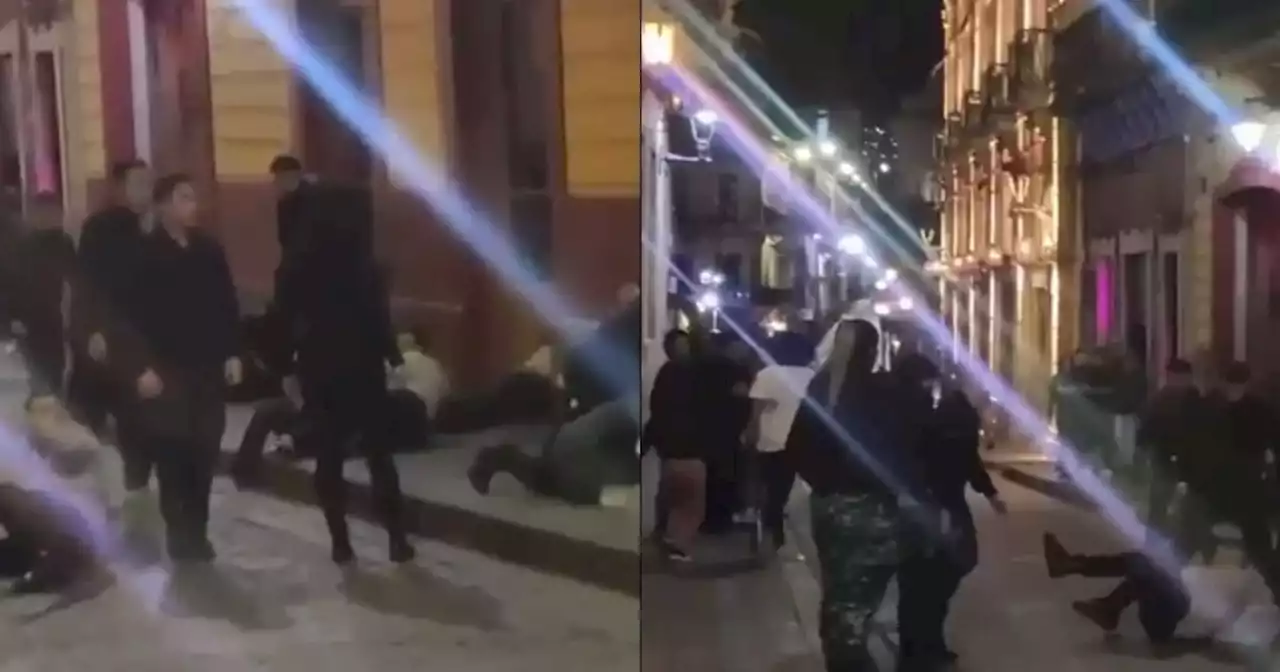 Captan pelea en el bar karaoke Retto en pleno centro de Guanajuato Capital