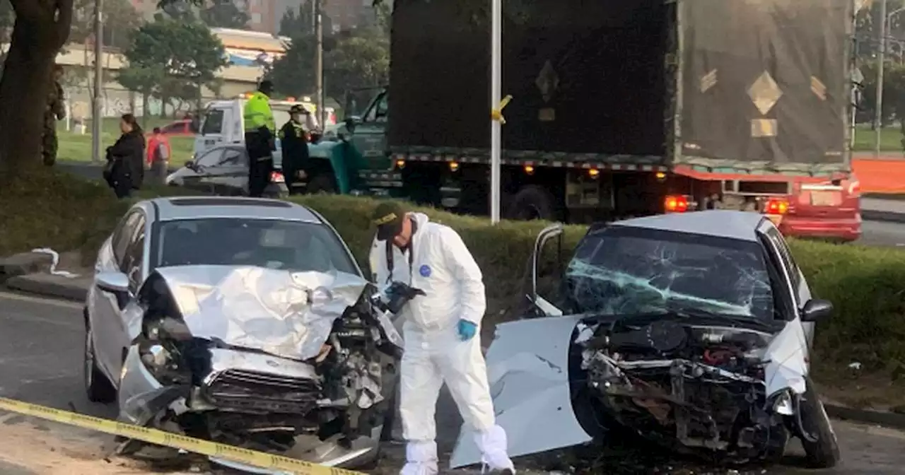 Cierre de una de las principales vías de Bogotá por trágico accidente que dejó un muerto