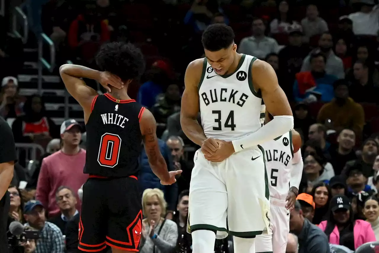 Bucks top Bulls after losing Giannis Antetokounmpo to injury