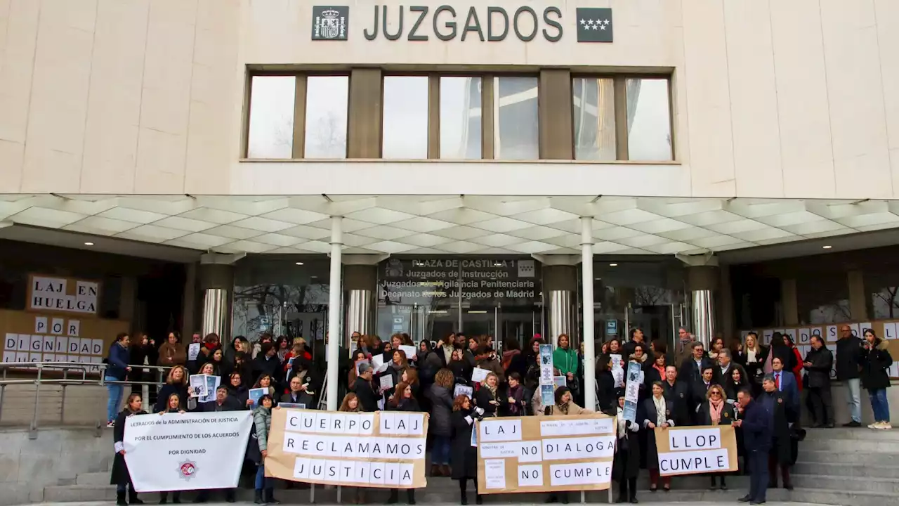 Justicia y los letrados en huelga no llegan a un acuerdo