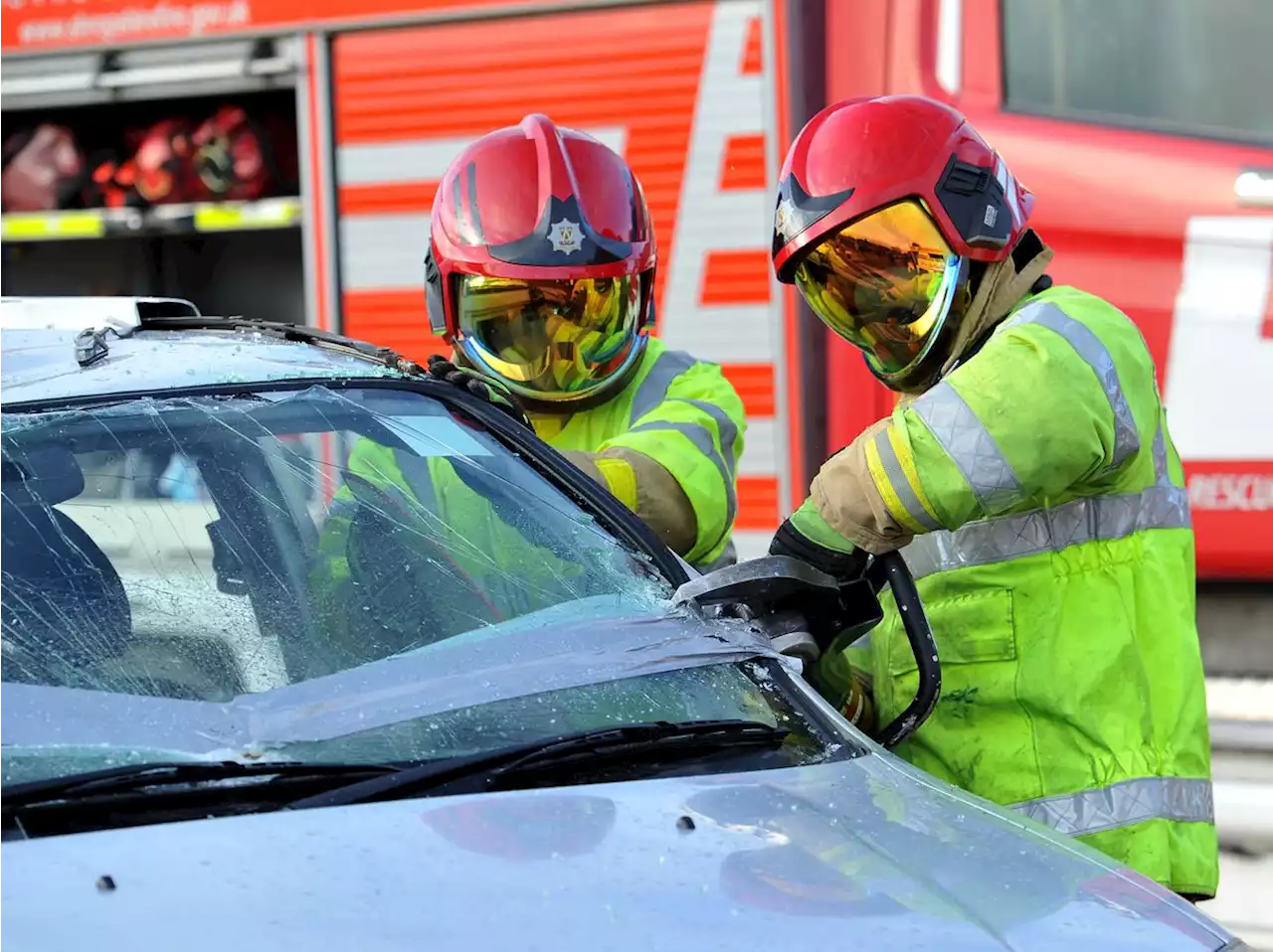 Collision in Telford sees vehicle leave road and end up on its roof