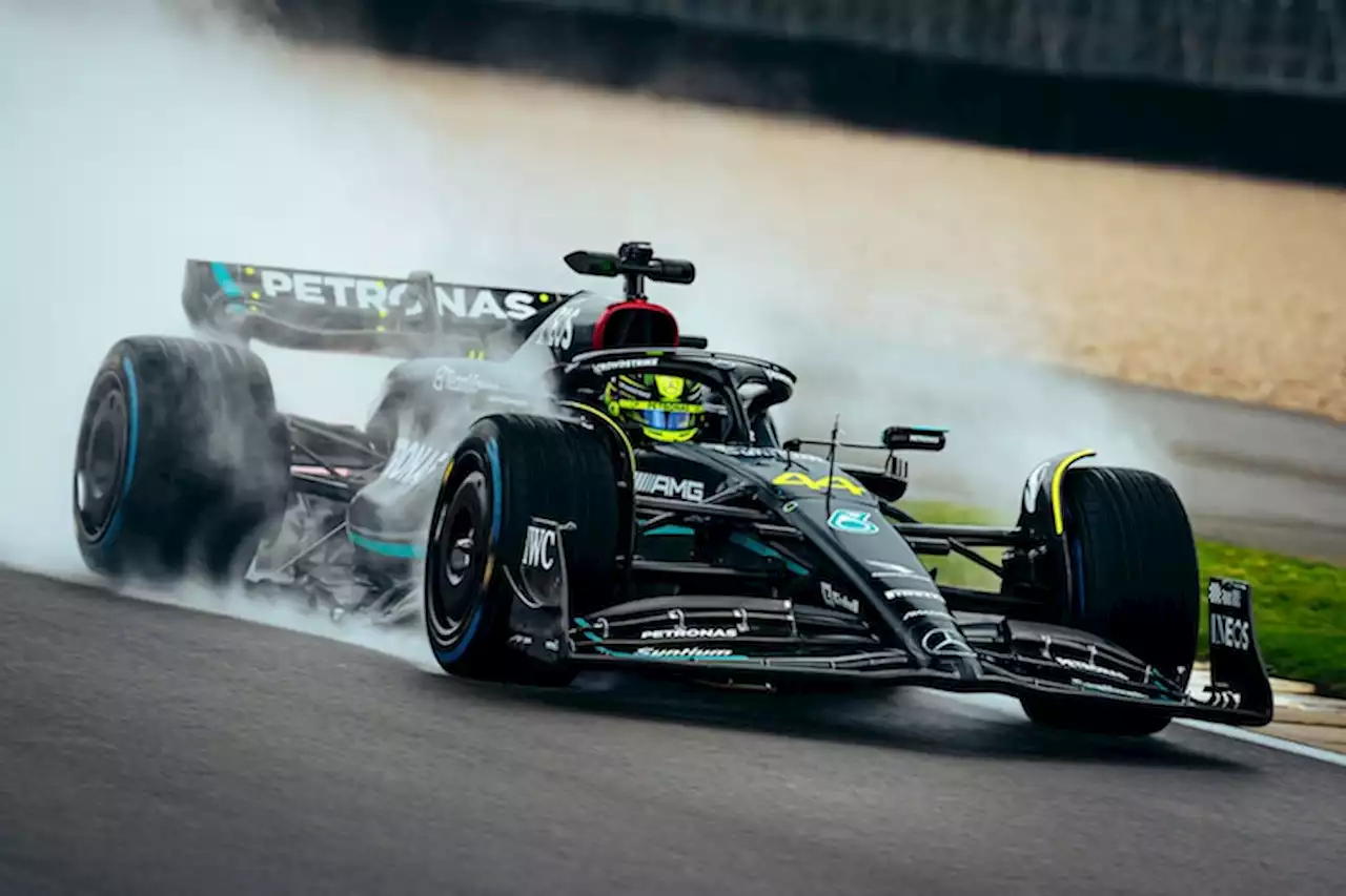 Lewis Hamilton: Erste Eindrücke vom Mercedes W14