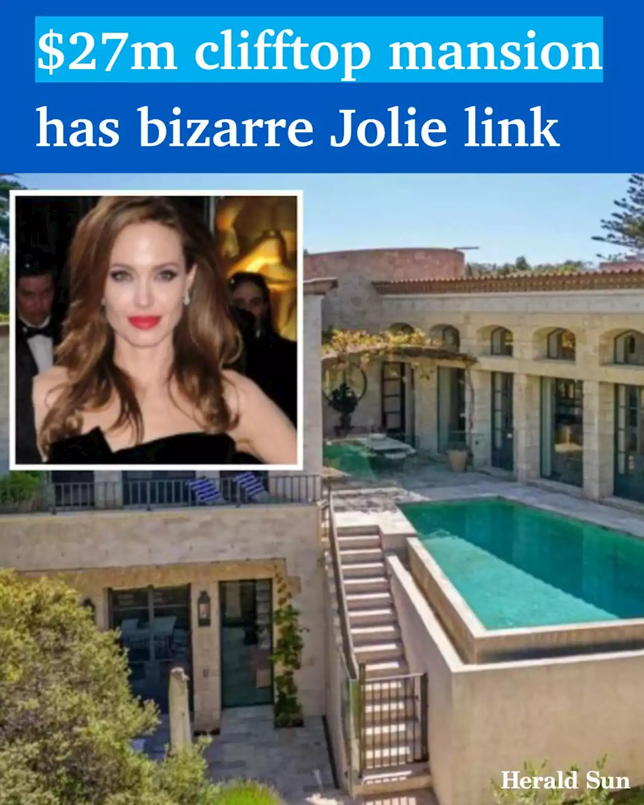 Sorrento: $27m clifftop mansion with bizarre Angelina Jolie link turning heads - realestate.com.au