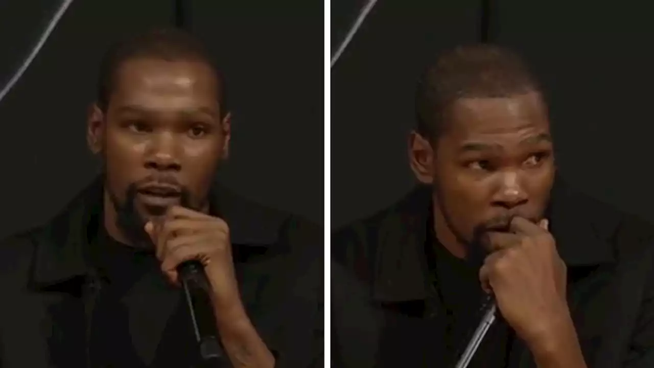 Kevin Durant Tears Up Speaking About Ex-Nets Teammates, 'I Love Those Guys'