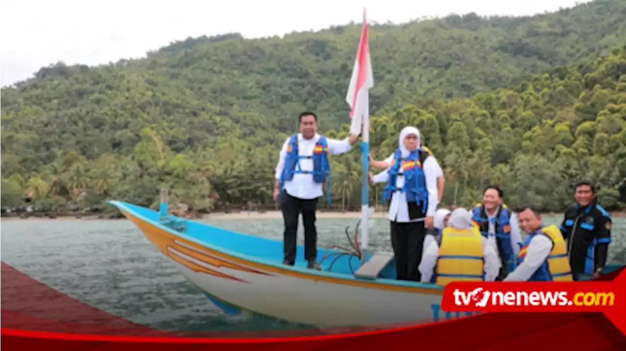 Gubernur Khofifah Maraton Tinjau Pemulihan Ekosistem Laut Pantai Mutiara dan Mangrove Cengkrong, Trenggalek