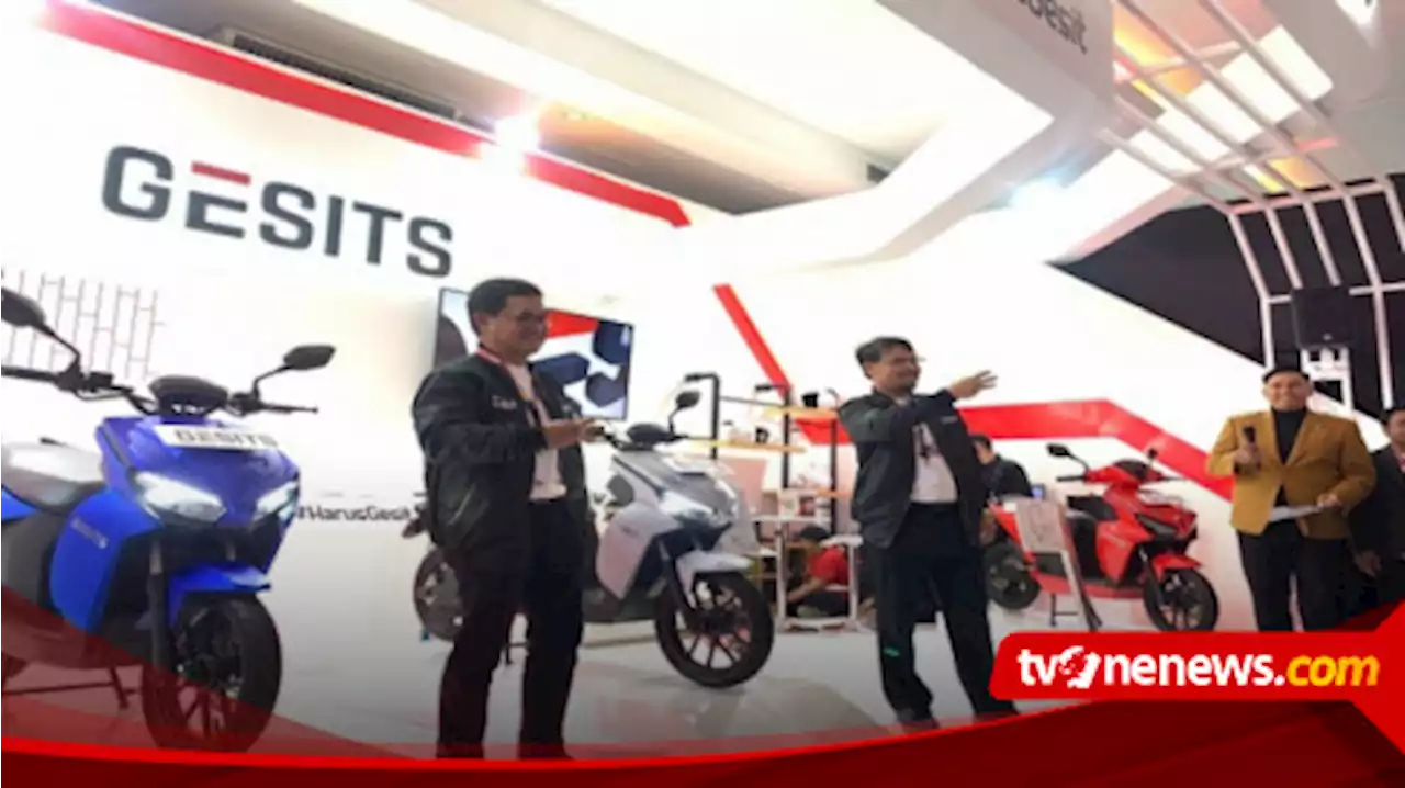 Motor Listrik Gesit Raya Resmi Diliris di JIExpo Kemayoran Jakarta