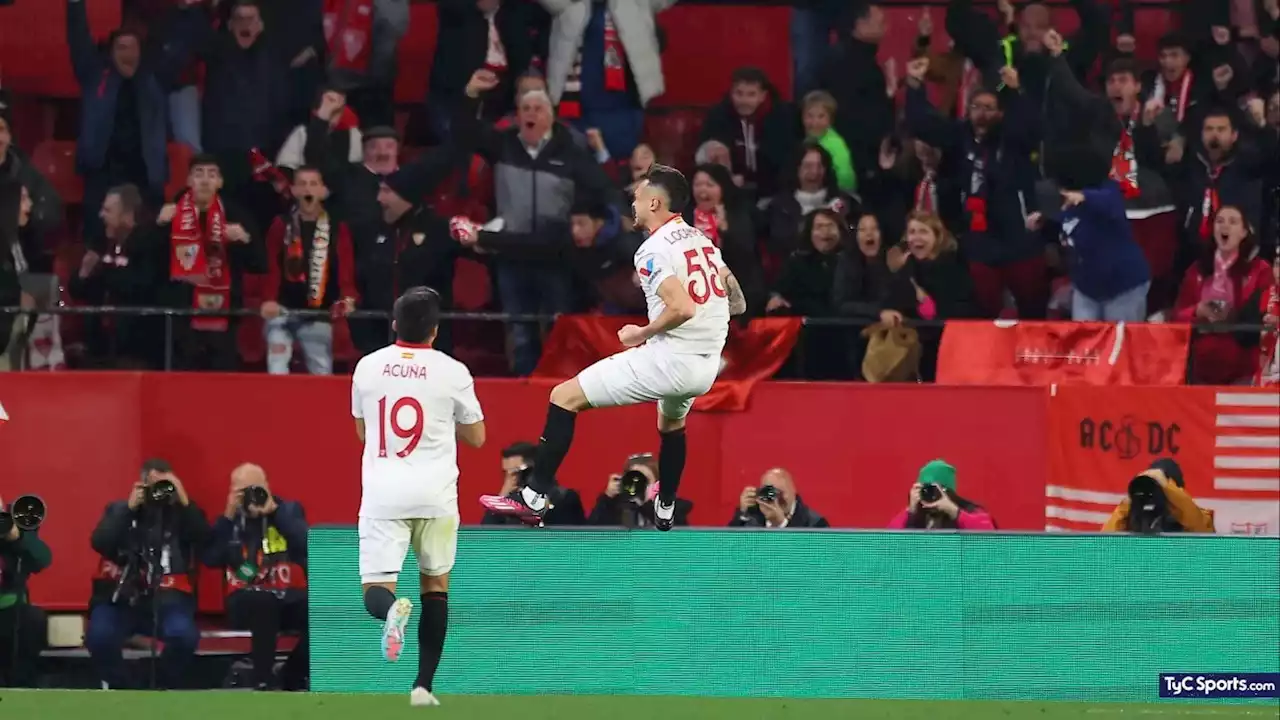 Ocampos, clave para Sevilla: golazo y asistencia ante PSG por la Europa League - TyC Sports