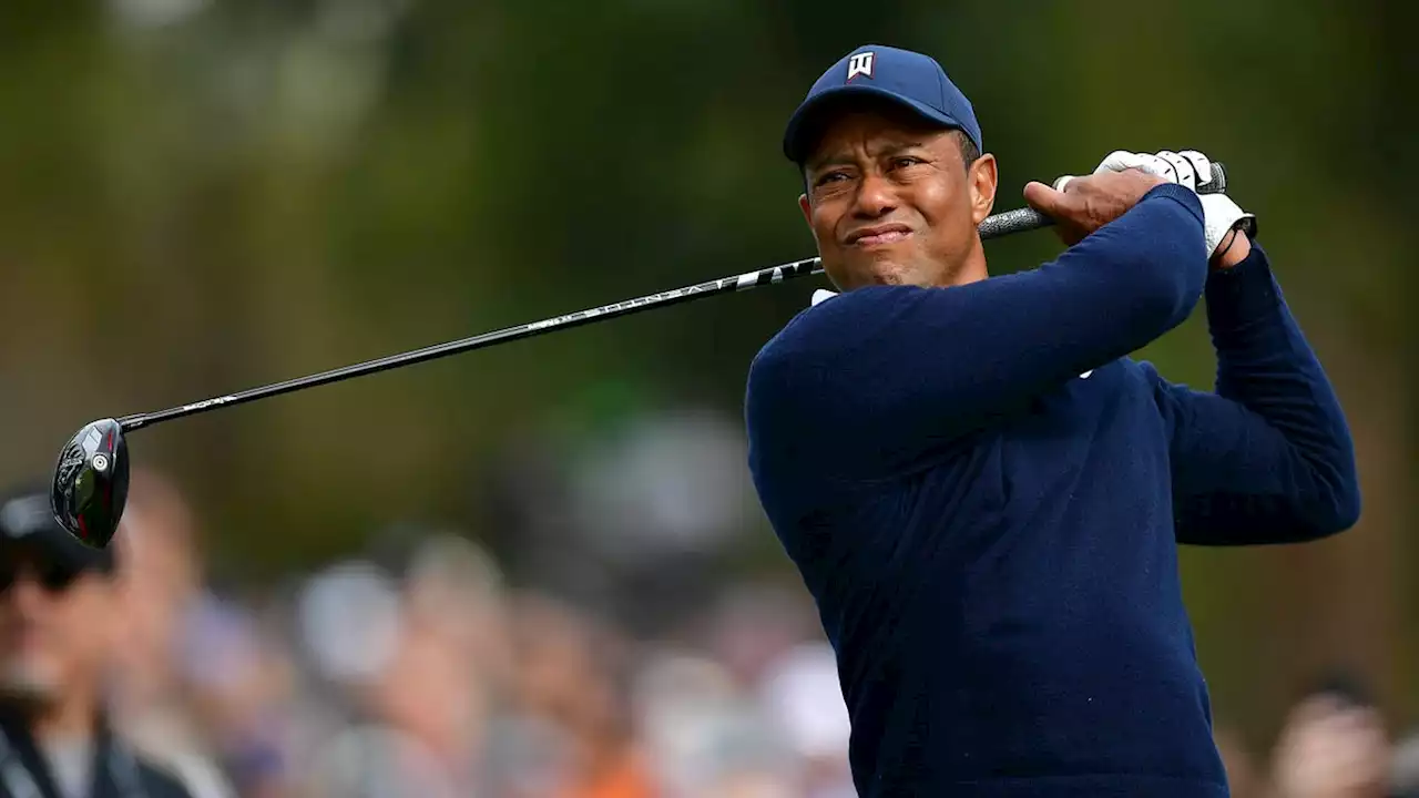 Tiger Woods finishes Genesis Invitational Round 1 with flurry of birdies in PGA Tour return