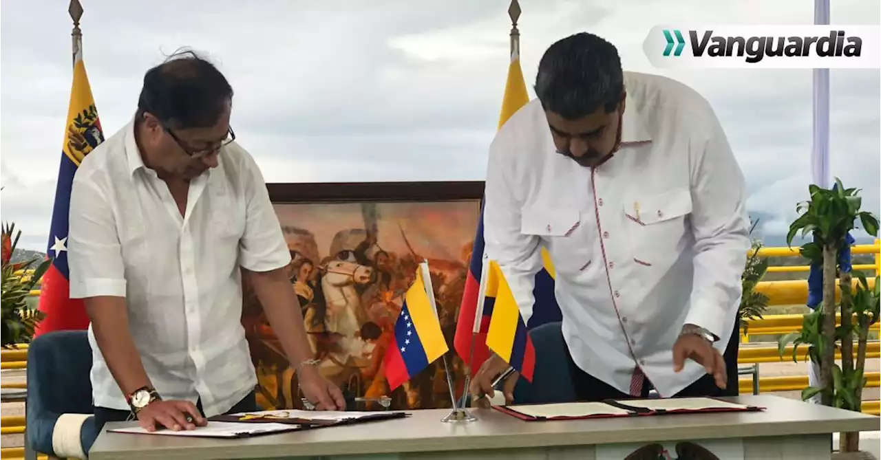 En directo: Gustavo Petro se vuelve a reunir con Nicolás Maduro para firmar acuerdo comercial