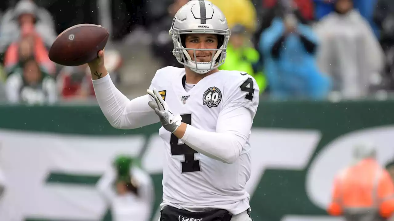 Derek Carr to visit Jets amid search for veteran QB after release from Raiders