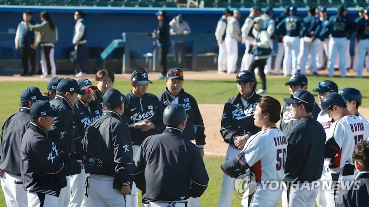 [WBC 캠프] 야구대표팀, KIA와 평가전에 소형준과 왼팔 삼총사 출격 | 연합뉴스